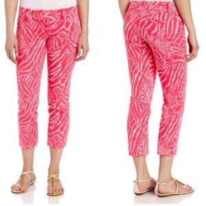 Lilly Pulitzer Vibrant Pink and White Show me Your Stripes Pants
Sz 0